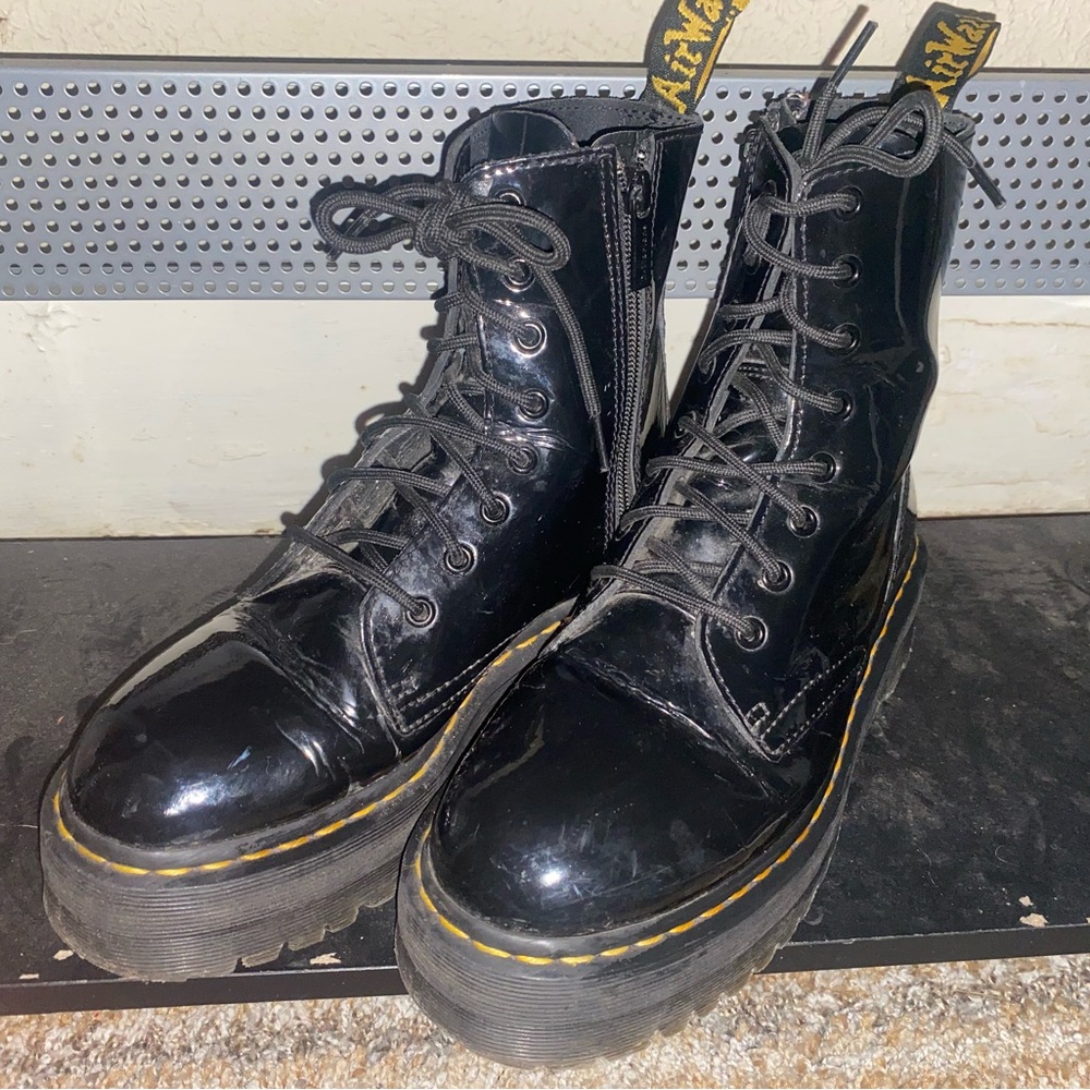 Dr. Martens Jadon Boot Smooth Leather Platforms